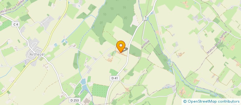 localisation de l'entreprise MADAME SYLVIE DAVID  ARTHEZE