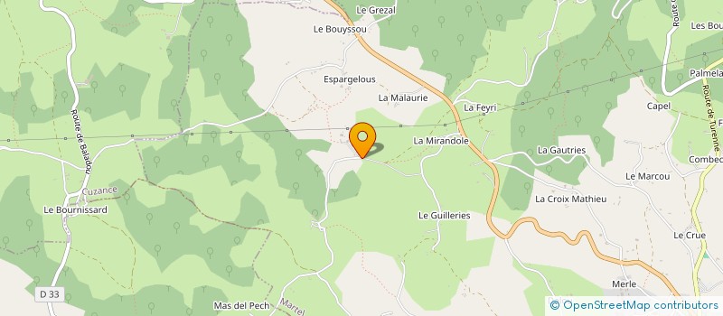 localisation de l'entreprise MADAME SYLVIE DAVID  MARTEL