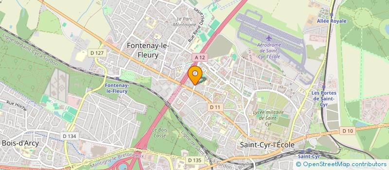 localisation de l'entreprise MADAME SYLVIE DE JESUS  SAINT-CYR-L'ECOLE