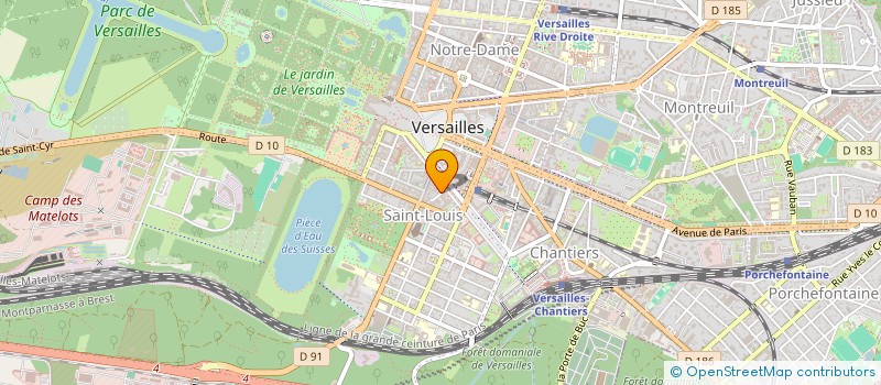 localisation de l'entreprise MADAME SYLVIE DE LA BARRE DE NANTEUIL à VERSAILLES
