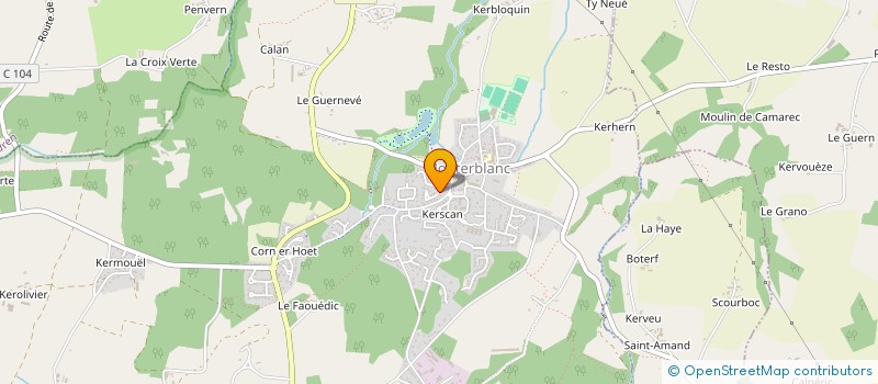 localisation de l'entreprise MADAME SYLVIE DE MERSSEMAN  MONTERBLANC