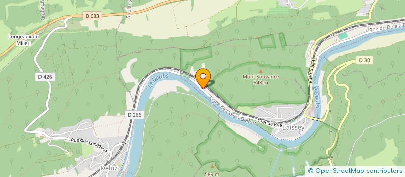 localisation de l'entreprise MADAME SYLVIE DEBAN  LAISSEY