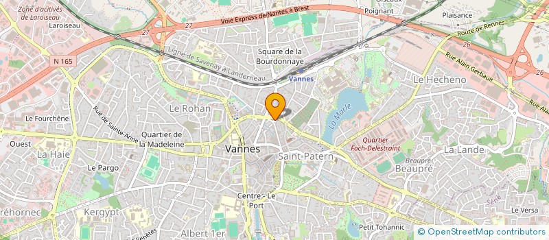 localisation de l'entreprise MADAME SYLVIE DEBRAY à VANNES