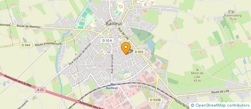 localisation de l'entreprise MADAME SYLVIE DECAT à BAILLEUL
