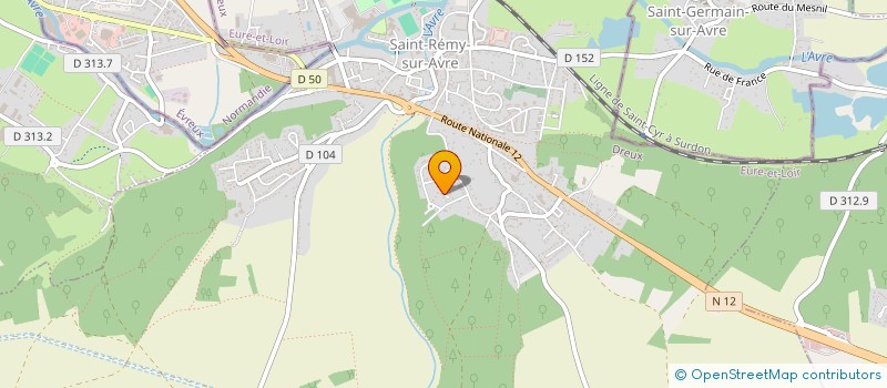 localisation de l'entreprise MADAME SYLVIE DECULTOT à SAINT-REMY-SUR-AVRE