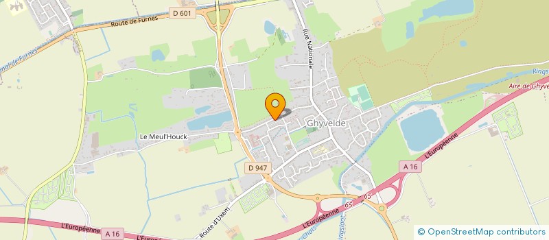 localisation de l'entreprise MADAME SYLVIE DEFEYER  GHYVELDE