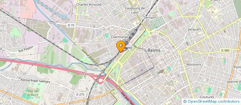 localisation de l'entreprise MADAME SYLVIE DEGREVE  REIMS