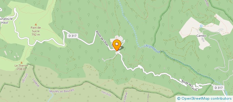 localisation de l'entreprise MADAME SYLVIE DEJEAN  SUMENE