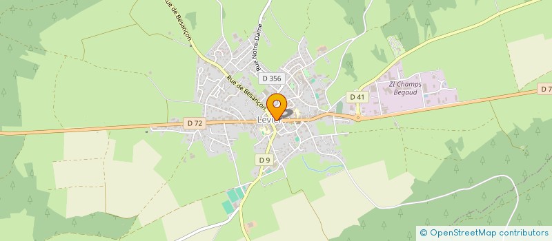 localisation de l'entreprise MADAME SYLVIE DELACROIX  LEVIER