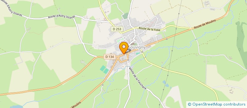 localisation de l'entreprise MADAME SYLVIE DELAGE à SOUVIGNY