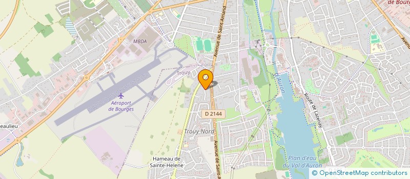 localisation de l'entreprise MADAME SYLVIE DELAIR  TROUY