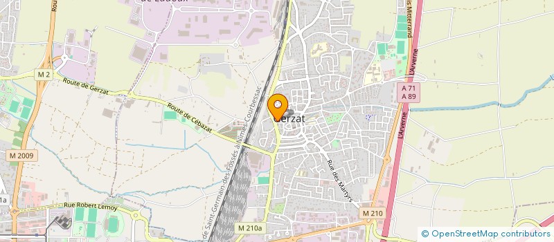 localisation de l'entreprise MADAME SYLVIE DELAIRE  GERZAT