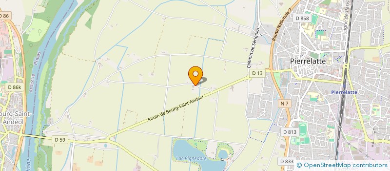 localisation de l'entreprise MADAME SYLVIE DELANNOY  PIERRELATTE