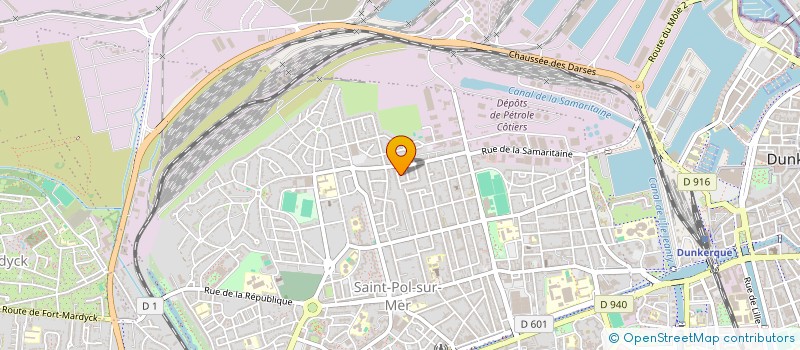 localisation de l'entreprise MADAME SYLVIE DELANNOY à DUNKERQUE