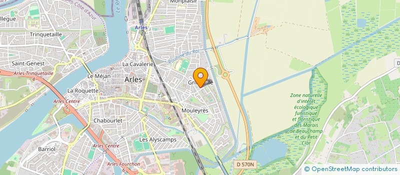 localisation de l'entreprise MADAME SYLVIE DELAPORTE à ARLES
