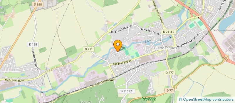 localisation de l'entreprise MADAME SYLVIE DELGERY  BLENDECQUES