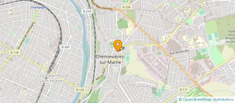 localisation de l'entreprise MADAME SYLVIE DELHAYE  CHENNEVIERES-SUR-MARNE