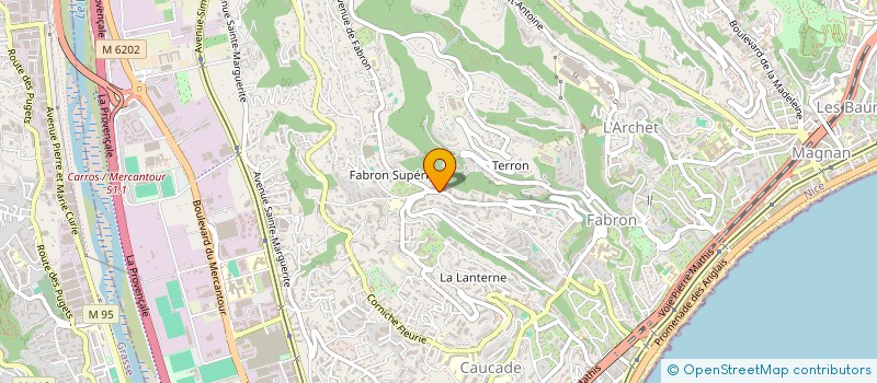 localisation de l'entreprise MADAME SYLVIE DELHORBE à NICE
