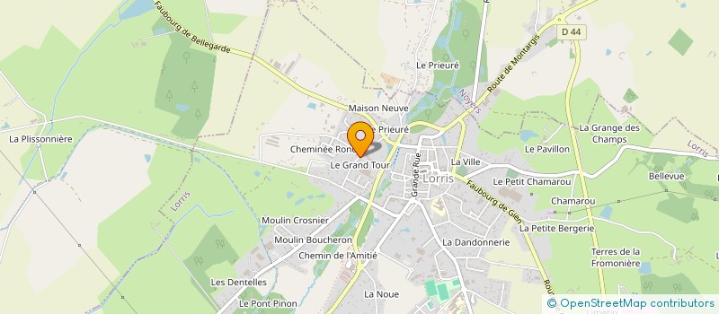 localisation de l'entreprise MADAME SYLVIE DELIN à LORRIS