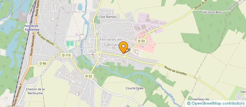 localisation de l'entreprise MADAME SYLVIE DELMOTTE à FERRIERES-EN-GATINAIS