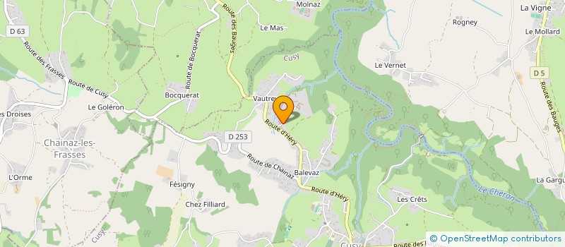 localisation de l'entreprise MADAME SYLVIE DELORME  CUSY