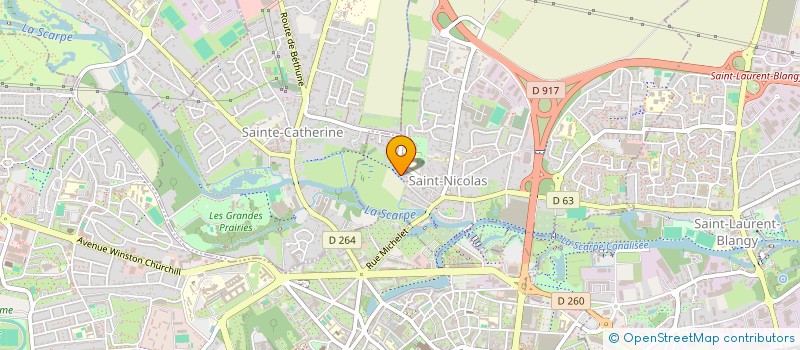 localisation de l'entreprise MADAME SYLVIE DELPLANQUE  SAINT-NICOLAS