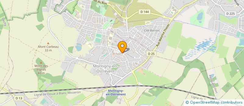 localisation de l'entreprise MADAME SYLVIE DELPORTE  MONTIGNY-EN-OSTREVENT