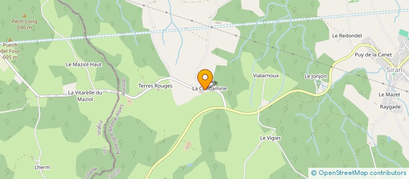 localisation de l'entreprise MADAME SYLVIE DELPUECH à ROUFFIAC