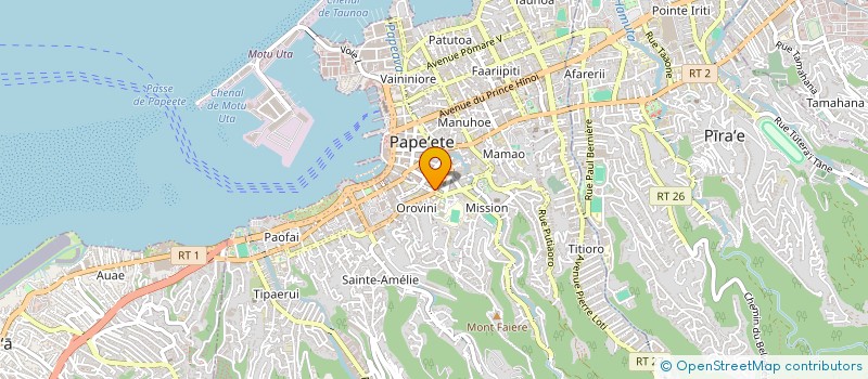 localisation de l'entreprise MADAME SYLVIE DELSARTE à PAPEETE
