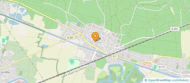 localisation de l'entreprise MADAME SYLVIE DEMAIN  AY-CHAMPAGNE