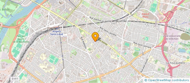 localisation de l'entreprise MADAME SYLVIE DEMY à ANGERS