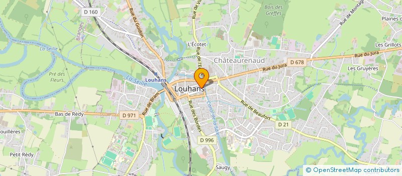 localisation de l'entreprise MADAME SYLVIE DENEUCHATEL à LOUHANS