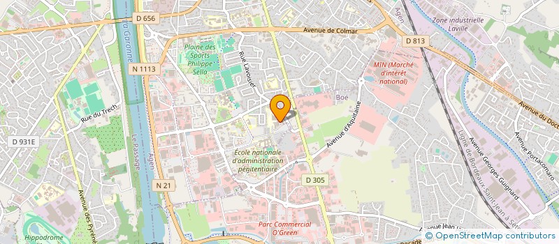 localisation de l'entreprise MADAME SYLVIE DENEUVILLE à AGEN