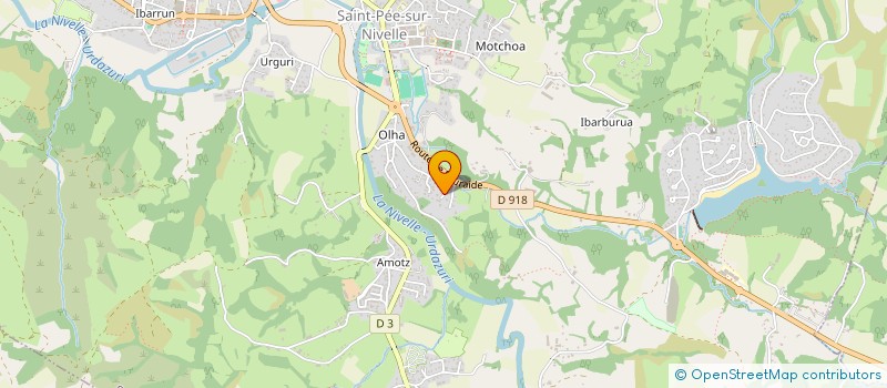 localisation de l'entreprise MADAME SYLVIE DENEUX  SAINT-PEE-SUR-NIVELLE