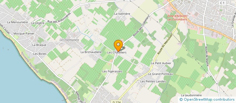 localisation de l'entreprise MADAME SYLVIE DENIEAUD à SAINT-PIERRE-D'OLERON