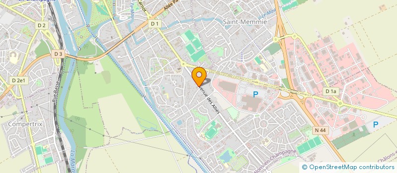 localisation de l'entreprise MADAME SYLVIE DENIS  CHALONS-EN-CHAMPAGNE