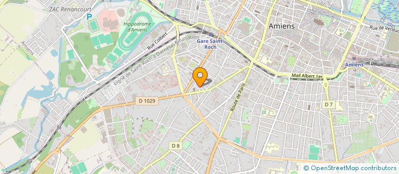 localisation de l'entreprise MADAME SYLVIE DENIS à AMIENS
