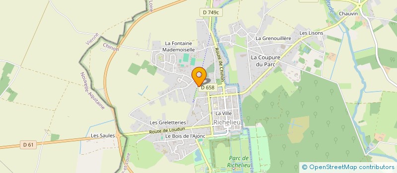 localisation de l'entreprise MADAME SYLVIE DENOS  VERNEUIL-LE-CHATEAU