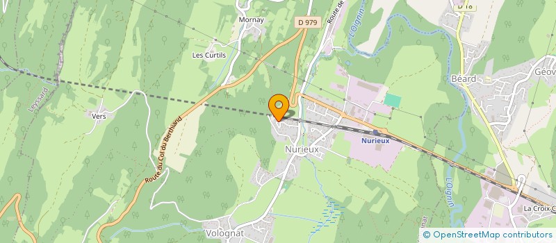 localisation de l'entreprise MADAME SYLVIE DEPARDIEU  NURIEUX-VOLOGNAT