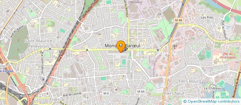 localisation de l'entreprise MADAME SYLVIE DEPOERS  MONS-EN-BARUL