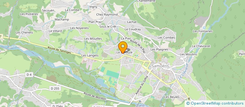 localisation de l'entreprise MADAME SYLVIE DEPOISIER à SAMOENS