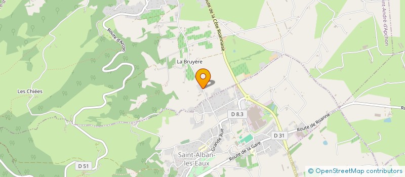 localisation de l'entreprise MADAME SYLVIE DERIGON  SAINT-ANDRE-D APCHON