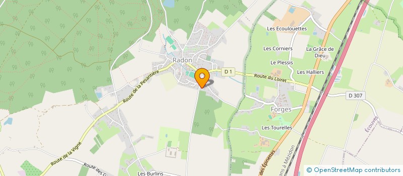 localisation de l'entreprise MADAME SYLVIE DEROUARD à ECOUVES