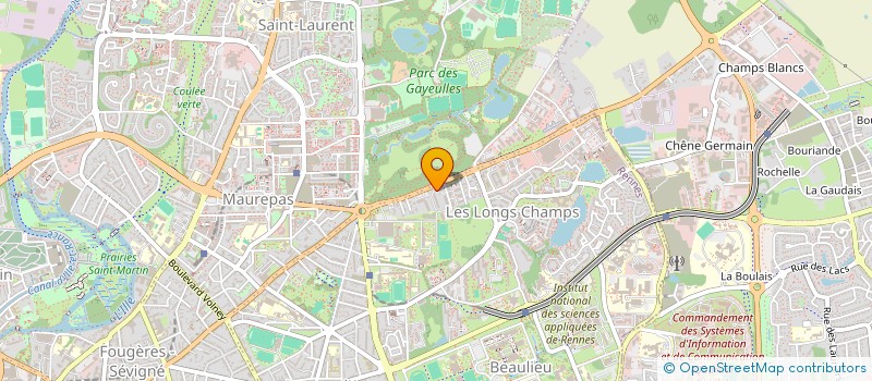 localisation de l'entreprise MADAME SYLVIE DESAIZE  RENNES