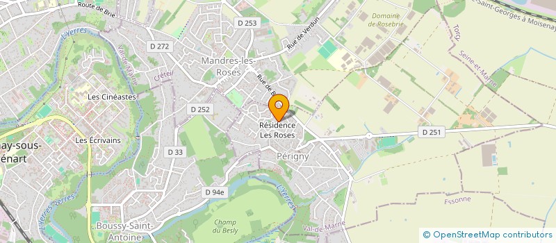 localisation de l'entreprise MADAME SYLVIE DESGRANGES  PERIGNY