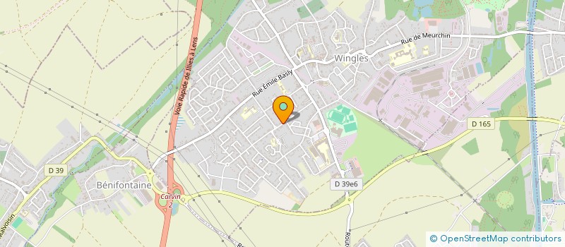 localisation de l'entreprise MADAME SYLVIE DESLIERS  HULLUCH