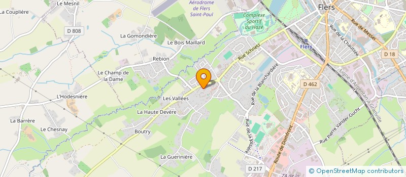 localisation de l'entreprise MADAME SYLVIE DESPLANCHES à FLERS