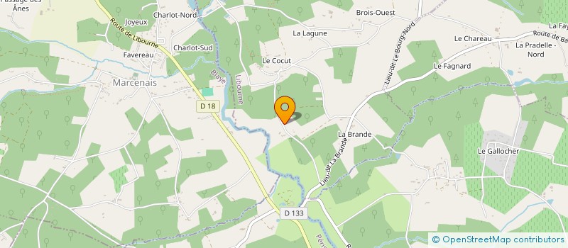 localisation de l'entreprise MADAME SYLVIE DESSAIGNE  TIZAC-DE-LAPOUYADE