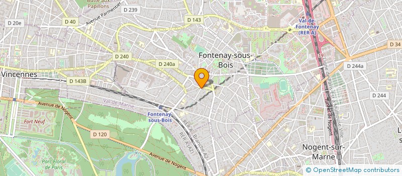 localisation de l'entreprise MADAME SYLVIE DESSENIS à FONTENAY-SOUS-BOIS
