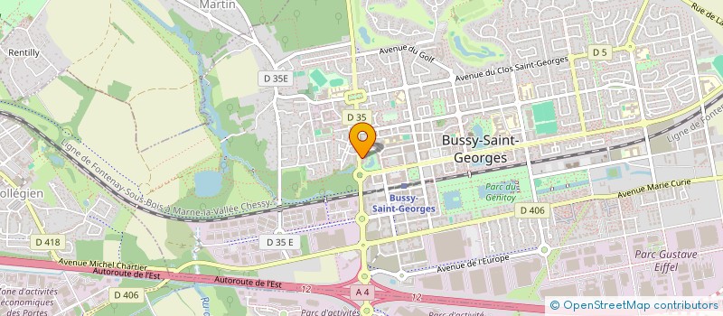 localisation de l'entreprise MADAME SYLVIE DESVAUX  BUSSY-SAINT-GEORGES